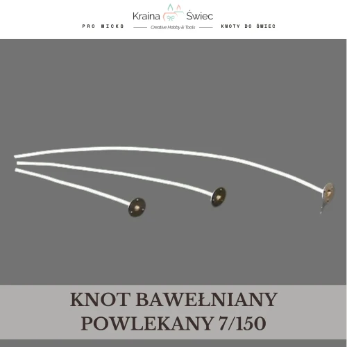 Knot bawełniany powlekany 7/150 — KLASYCZNY-BLASZKA Hobbylab