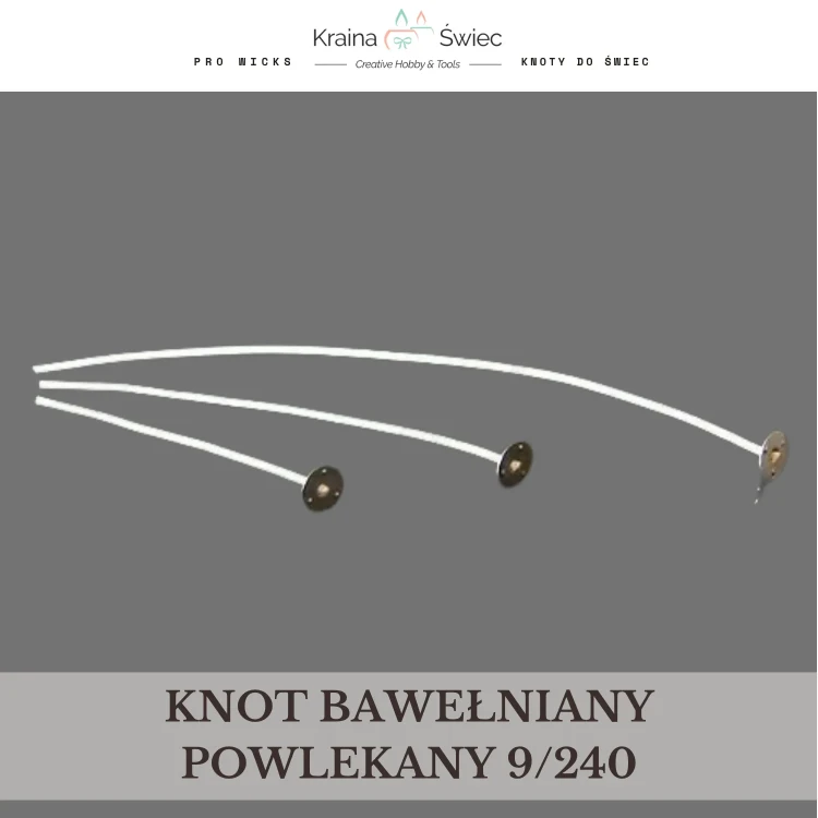 Knot bawełniany powlekany 9/240 — KLASYCZNY-BLASZKA Hobbylab