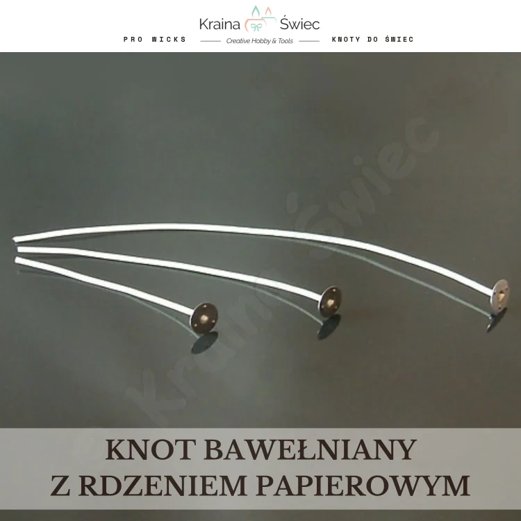 Knot bawełniany z rdzeniem R7/160mm — RDZEŃ-BLASZKA Hobbylab