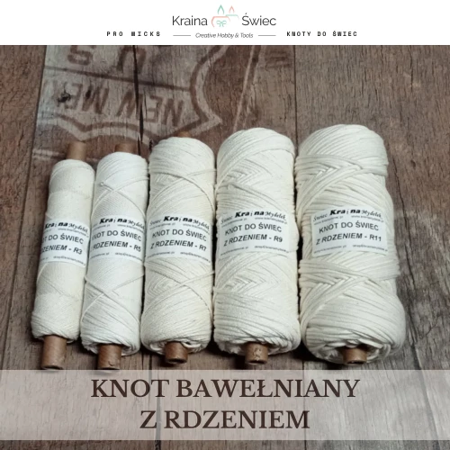 Knot bawełniany z rdzeniem R9 — RDZEŃ-MB Hobbylab