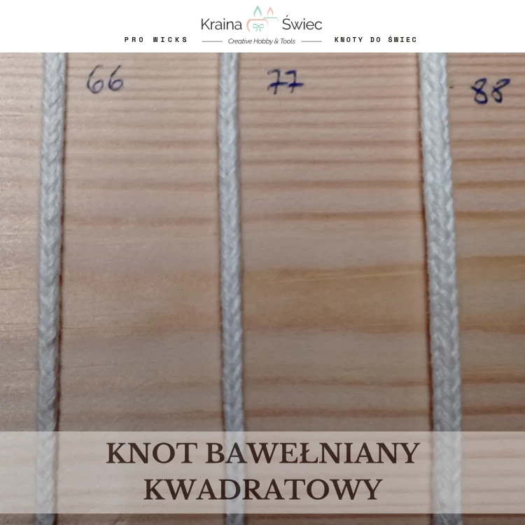 Knot bawełniany kwadratowy #88 — KWADRAT Hobbylab