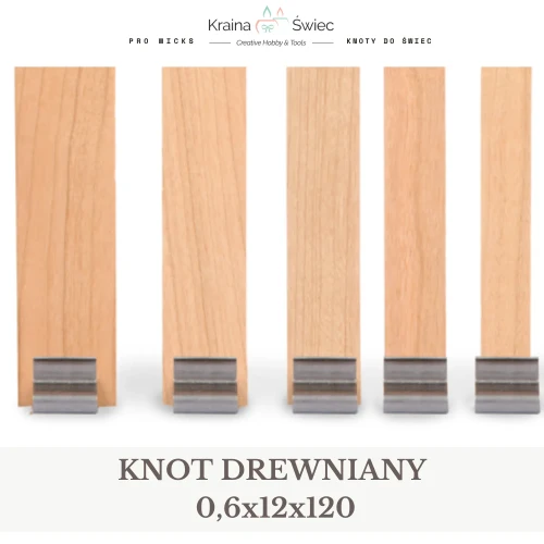 Knot drewniany 0,6x12x120 — DREWNIANY Hobbylab