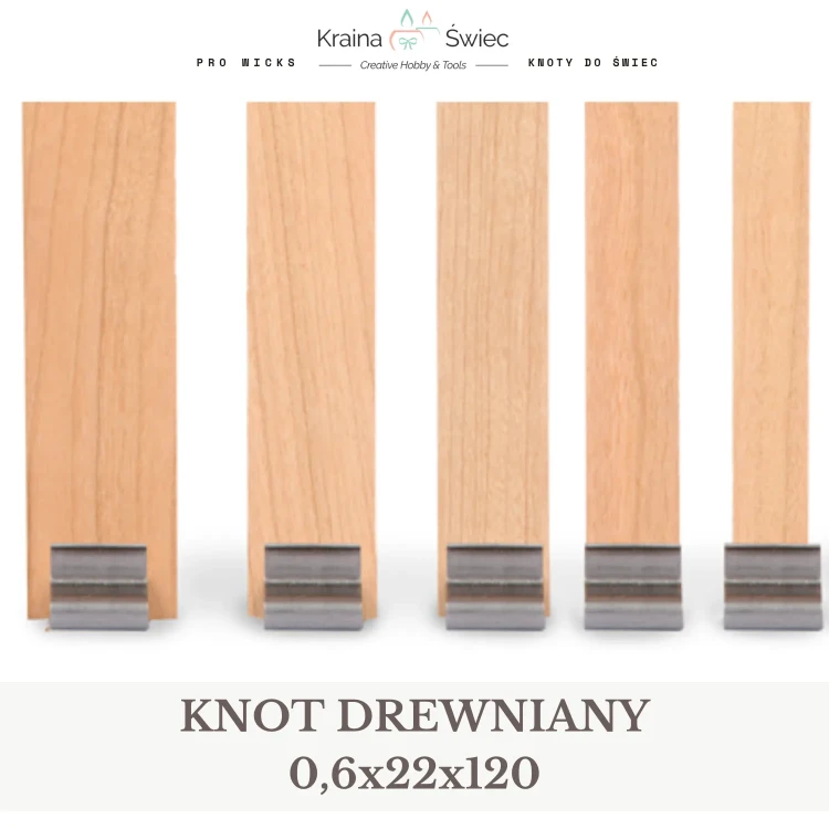 Knot drewniany 0,6x22x120 — DREWNIANY Hobbylab