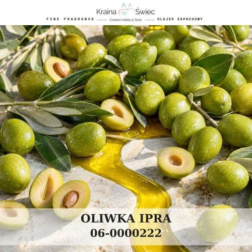 OLIWKA IPRA — olejek zapachowy do świec sojowych, parafinowych, wosków i tart zapachowych. Kraina Świec: dokumentacja CLP, IFRA, SDS. Surowce DIY dla profesjonalistów.