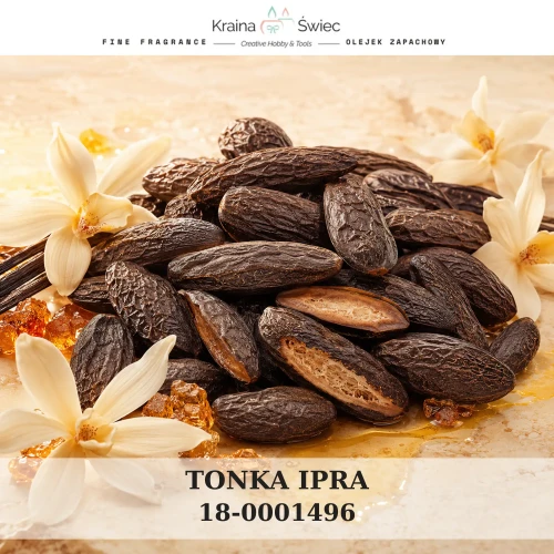 TONKA IPRA — olejek zapachowy do świec sojowych, parafinowych, wosków i tart zapachowych. Kraina Świec: dokumentacja CLP, IFRA, SDS. Surowce DIY dla profesjonalistów.