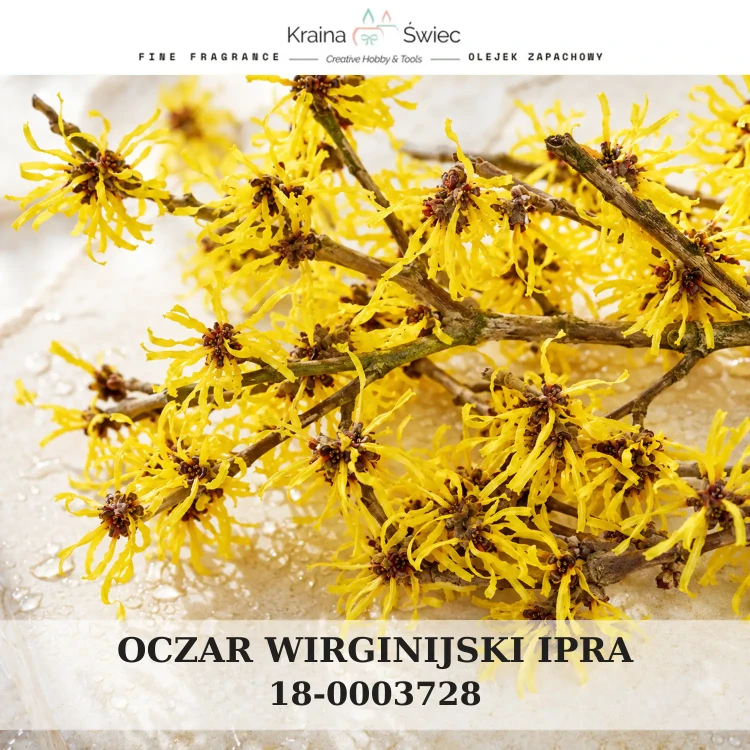 OCZAR WIRGINIJSKI IPRA — olejek zapachowy do świec sojowych, parafinowych, wosków i tart zapachowych. Kraina Świec: dokumentacja CLP, IFRA, SDS. Surowce DIY dla profesjonalistów.