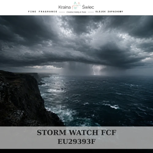 STORM WATCH FCF — olejek zapachowy do świec, dyfuzorów, mydeł i kosmetyków. Kraina Świec: dokumentacja CLP, IFRA, SDS. Surowce DIY dla profesjonalistów.