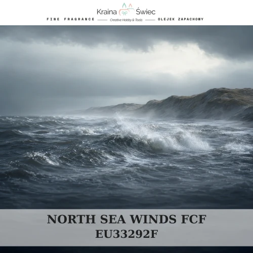NORTH SEA WINDS FCF — olejek zapachowy do świec, dyfuzorów, mydeł i kosmetyków. Kraina Świec: dokumentacja CLP, IFRA, SDS. Surowce DIY dla profesjonalistów.