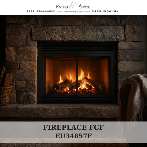 FIREPLACE FCF — olejek zapachowy do świec, dyfuzorów, mydeł i kosmetyków. Kraina Świec: dokumentacja CLP, IFRA, SDS. Surowce DIY dla profesjonalistów.