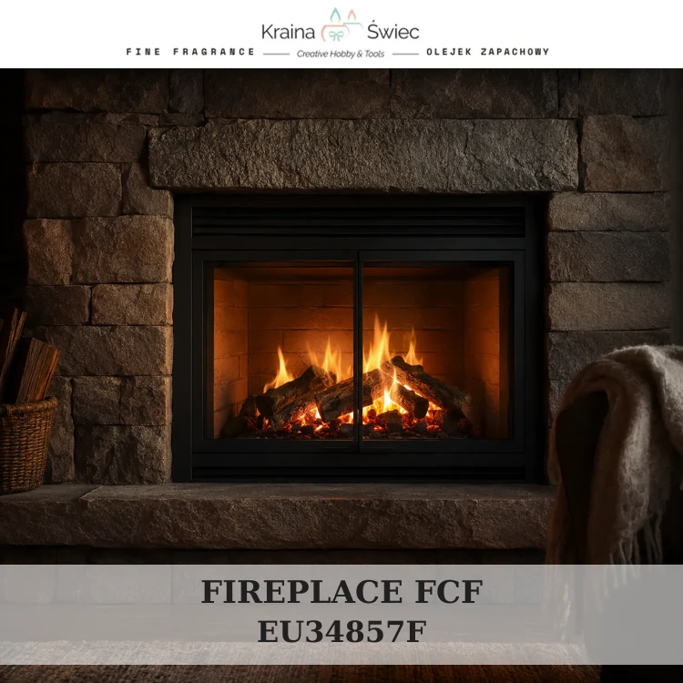 FIREPLACE FCF — olejek zapachowy do świec, dyfuzorów, mydeł i kosmetyków. Kraina Świec: dokumentacja CLP, IFRA, SDS. Surowce DIY dla profesjonalistów.