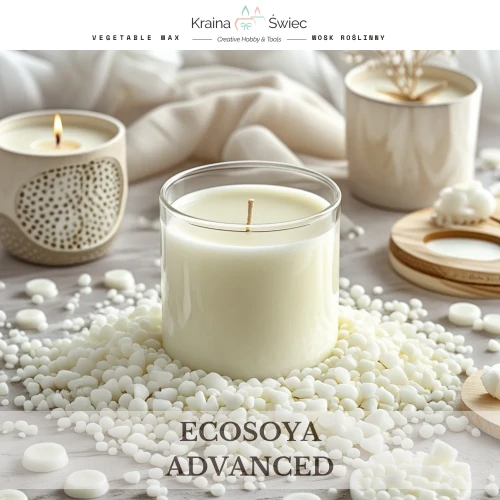 Wosk sojowy EcoSoya CB-Advanced — profesjonalny wosk do świec zalewanych w naczyniach
